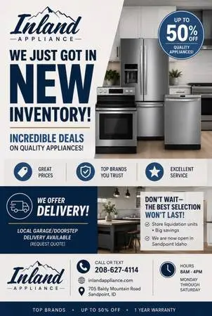 Kitchen and Laundry Appliance Store Now Open