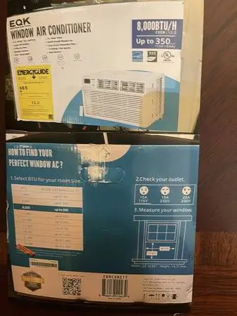EQK Air Conditioner 8000 BTU/h