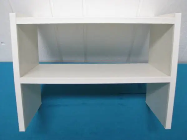 MINI SHELF - WHITE WOOD - (2) Shelves ...