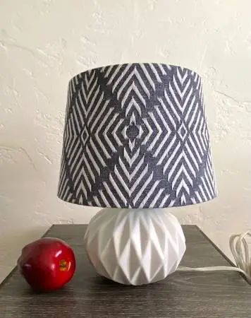 Ceramic Geometric Accent Lamp