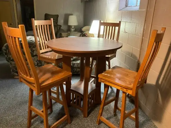 Pub Table and Chairs