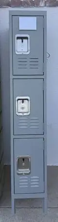 Metal Locker Cabinet, 66 inches by 12 inches