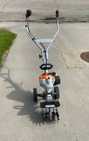 Stihl MM 56 C Yard Boss 27.2cc 8.5in Gas Powered Cultivator.