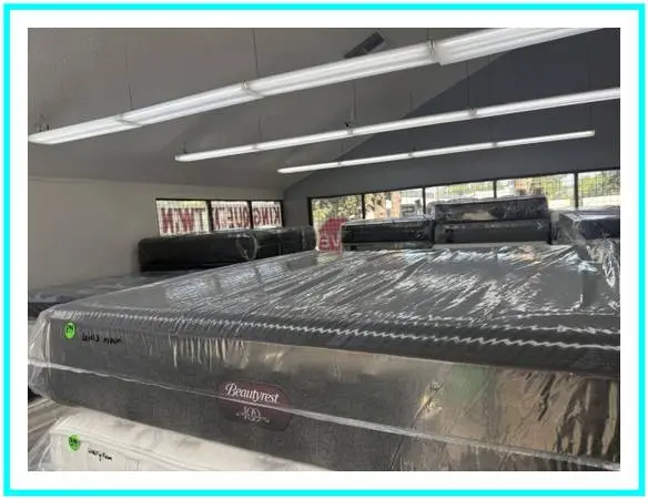 King Size Simmons Beautyrest World Class Hybrid Mattress & Box Bed