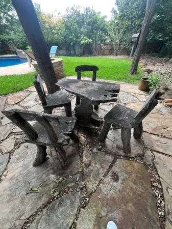 Teak/Drift wood PATIO SET