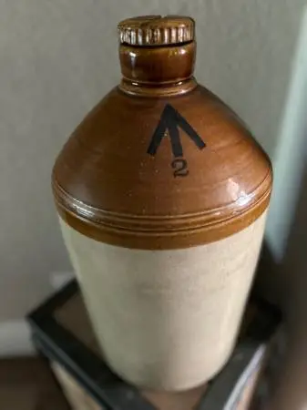Pearsons Chesterfield Whittington Moor large 2 gallon stoneware jug