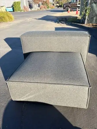 Allermuir Gray Living Room / Office Seat (2 Piece)