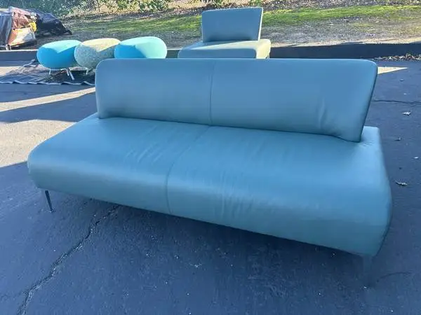Segis Brand Leather Sofa & Chair Set