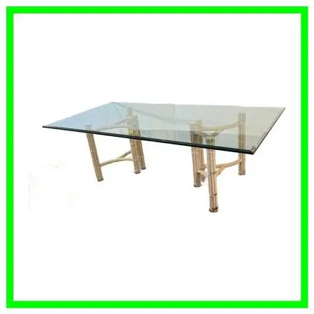 Mcguire Furniture Double Pedestal Dining Table