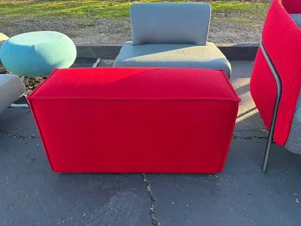 Segis Brand Arm Chair & Seat (Red Set)