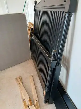Queen bed frame and Mattress