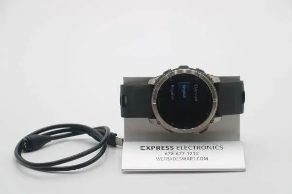 51MM Garmin Fenix 8 Pro AMOLED, Sapphire, Titanium with Black/Gray