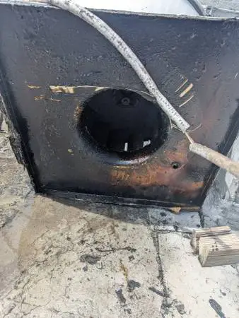 Commercial kitchen exhaust hood cleaning