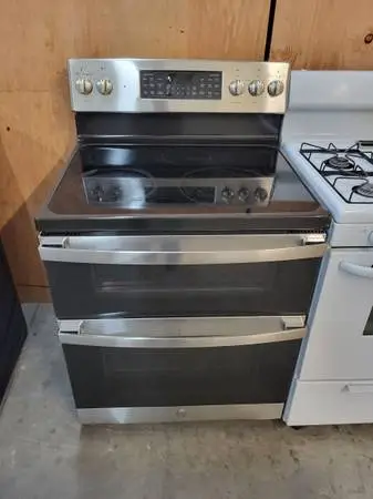 🔥2022 GE Double Oven Electric Stove-Warranty Included