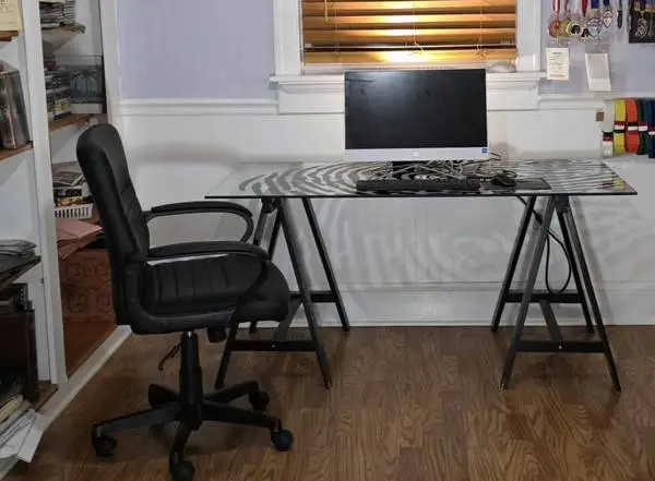 Desk- Glass Top Desk