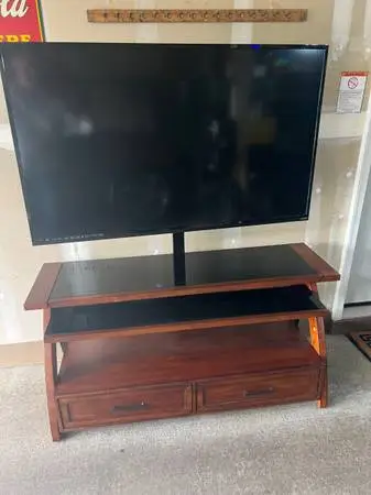 Bayside Furnishings Axon 3 in 1 Gaming Theater TV Stand with TV