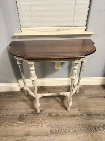 Vintage Solid Wood Accent Console Table | Farmhouse Entryway Table