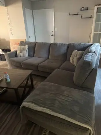 Grey L Shaped Couch