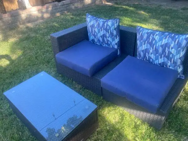 OUTDOOR PATIO SET-grey