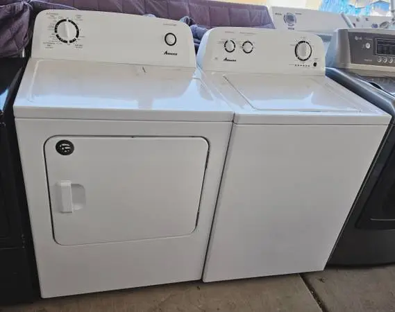 Amana Washer Machine And Gas Dryer (90 DAYS WARRANTY) DELIVERY AVAILABLE
