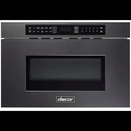 DACOR 24 GRAPHITE STAINLESS MICROWAVE DRAWER (OUT OF BOX)