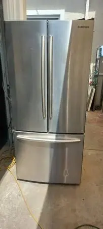 Samsung Stainless 3 Door Refrigerator 30Wide.