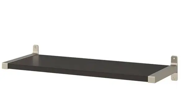 Handsome Wall Shelves, Black – 3