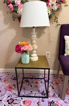 Nice Copper End Table-PRICE REDUCED!