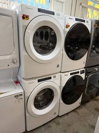 Amana washer and dryer gas set