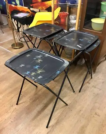 Mid Century Modern TV Trays (4)