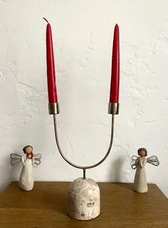Threshold Luxe Double Taper Candle Holder