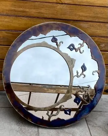 One-Of-A-Kind Metal Laser Cut Mirror/Wall Decor