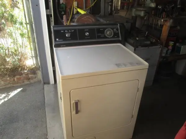 westinghouse gas dryer