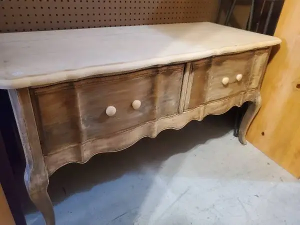 Vintage vanity dresser unpainted