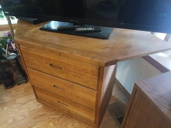 Three Drawer Dresser TV Stand