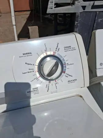 Washer and dryer.
