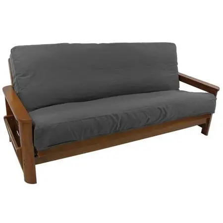 Solid Twill 8 to 9inch Full Futon Cover Forest Green #LOT10409D