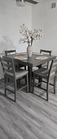 New dining table