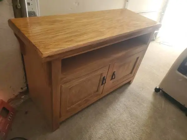 Solid wood entertainment Center