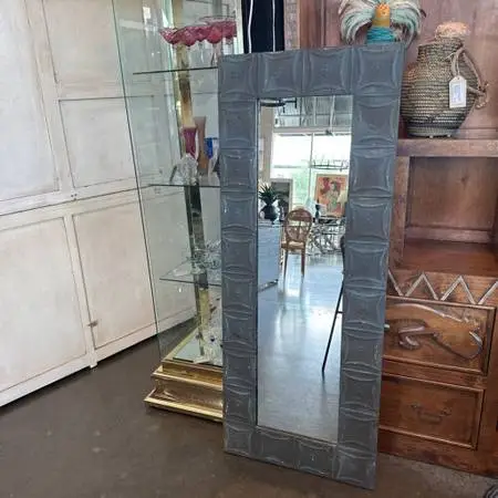 Painted Ceiling Tin Mirror - 24X1X60H