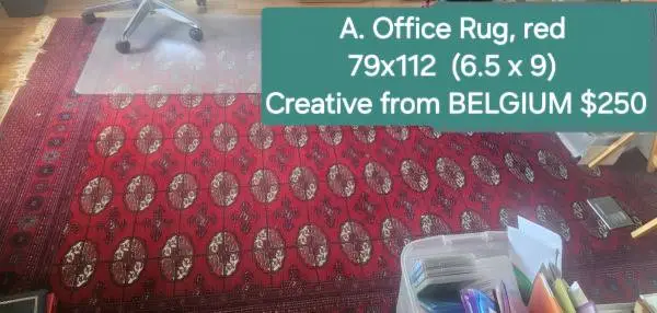 6 Rugs: Persian Wool Vintage 3x5, 3x9, 4x6, 6x9, 7x9,