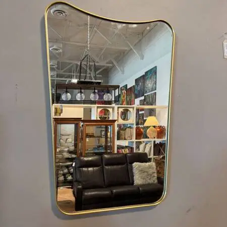 Renwil Gold Framed Rectangular Mirror- 19.5X28H
