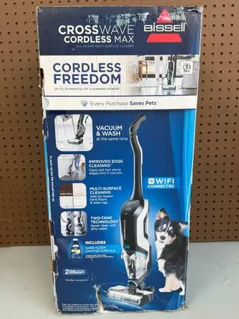 NEW! BISSELL 2554 CrossWave Max Multi-Surface Wet Dry Vacuum