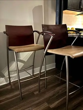 Bar stool set of 2