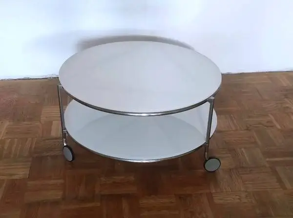 STRIND Coffee Table Ehlen Johansson For IKEA 1980s opaline glass
