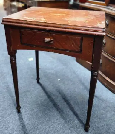 Singer Sewing Machine & Table