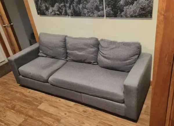 3 Seat Elephant Gray Sofa Couch