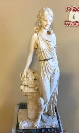 Vintage alabaster figure