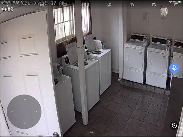 Coin operated Huebsch washer and gas dryer