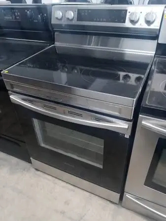 š²Samsung stainless steel glass-top stove